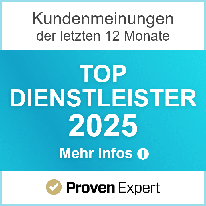 Bewertungssiegel - Top Dienstleister von Kunden der Deutschen Seniorenbetreuung